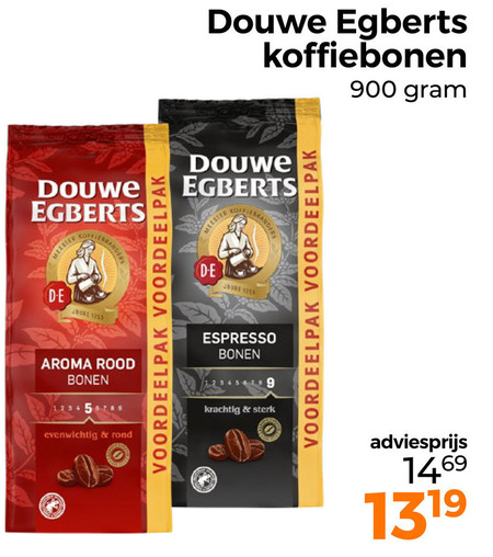 Douwe Egberts   koffiebonen folder aanbieding bij  Trekpleister - details