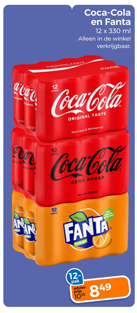 Fanta   cola, frisdrank folder aanbieding bij  Trekpleister - details