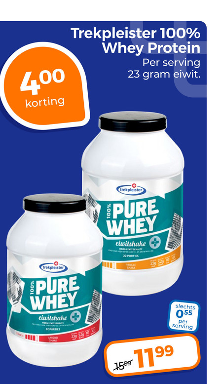 Trekpleister Huismerk   sportvoeding folder aanbieding bij  Trekpleister - details