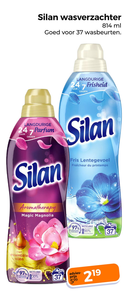 Silan   wasverzachter folder aanbieding bij  Trekpleister - details