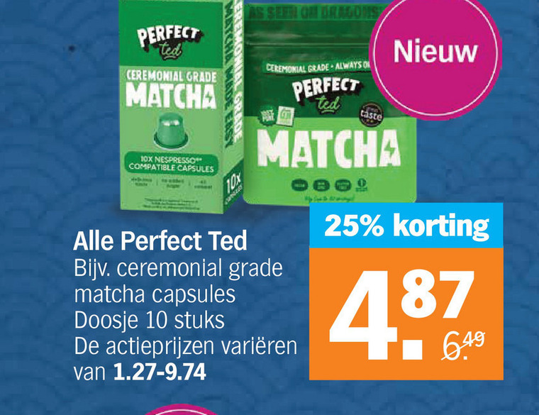 Perfect Ted   thee folder aanbieding bij  Albert Heijn - details