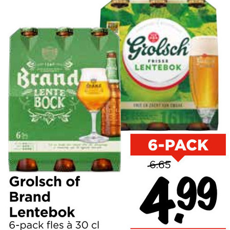 Grolsch   lentebokbier folder aanbieding bij  Vomar - details
