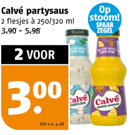 Calve   snacksaus folder aanbieding bij  Poiesz - details