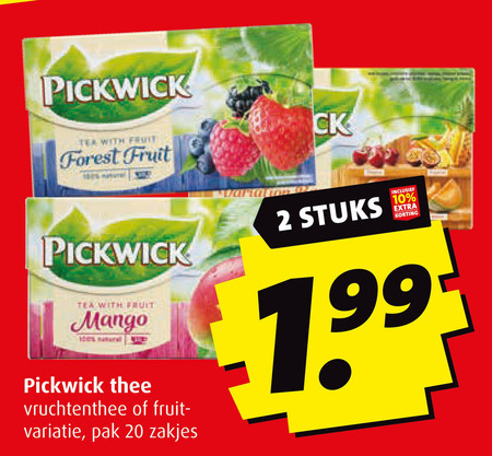 Pickwick   thee folder aanbieding bij  Boni - details