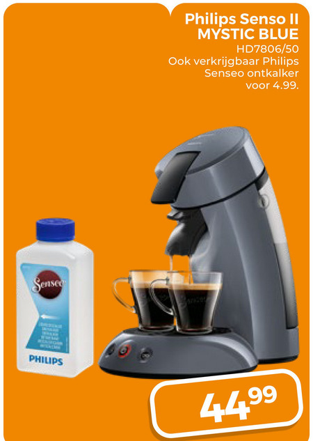 Philips   koffiepadmachine folder aanbieding bij  Trekpleister - details