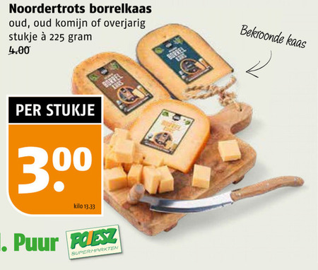 Noordertrots   kaas folder aanbieding bij  Poiesz - details
