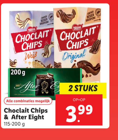 After Eight   chocolade folder aanbieding bij  Lidl - details