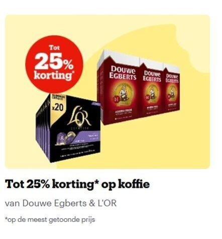 Douwe Egberts L Or   koffiecups, koffie folder aanbieding bij  Bol.com - details