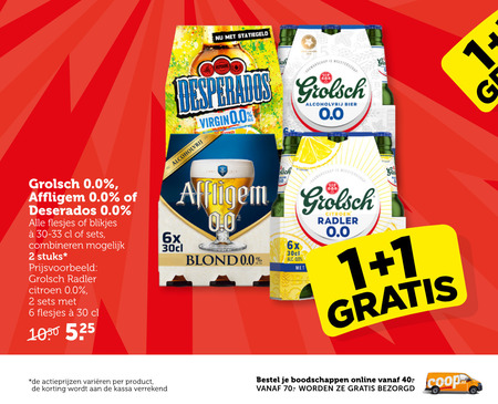 Affligem   alcoholvrij bier folder aanbieding bij  Coop - details