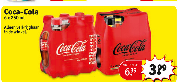 Coca-Cola   cola folder aanbieding bij  Kruidvat - details