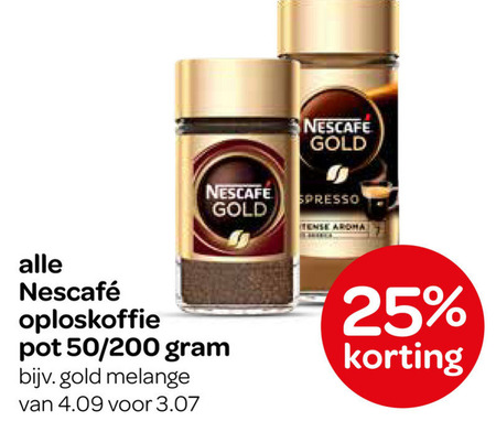 Nescafe   oploskoffie folder aanbieding bij  Spar - details
