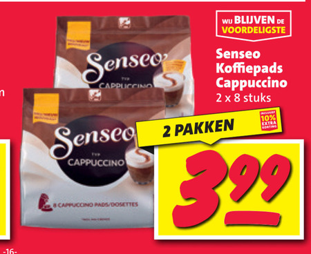 Douwe Egberts Senseo   koffiepad folder aanbieding bij  Nettorama - details