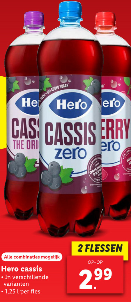 Hero   frisdrank folder aanbieding bij  Lidl - details
