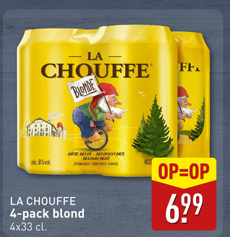 La Chouffe   speciaalbier folder aanbieding bij  Aldi - details