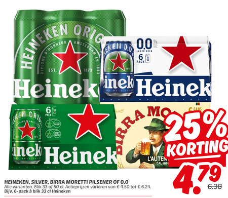 Birra Moretti   blikje bier folder aanbieding bij  Dekamarkt - details