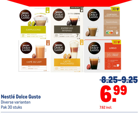 Nescafe   dolce gusto capsules folder aanbieding bij  Makro - details