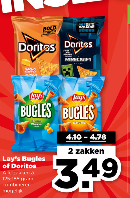 Lays   zoutje, chips folder aanbieding bij  Plus - details