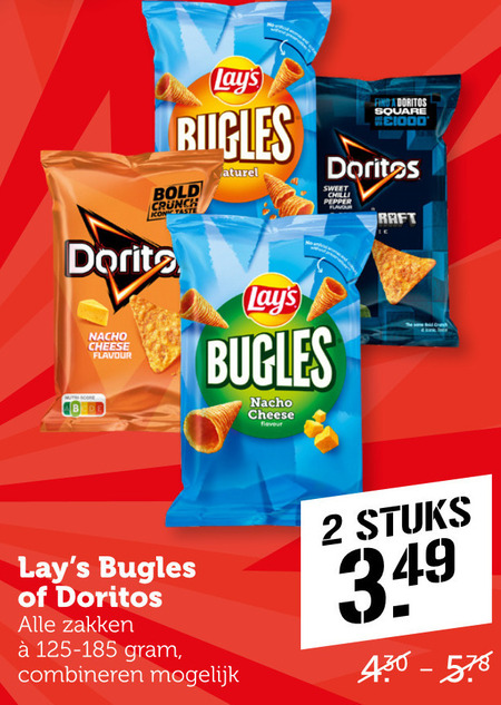 Lays   chips, zoutje folder aanbieding bij  Coop - details