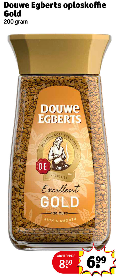 Douwe Egberts   oploskoffie folder aanbieding bij  Kruidvat - details