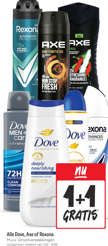 Dove   deodorant, douchegel folder aanbieding bij  Jumbo - details
