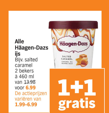 Haagen-Dazs   ijsspecialiteit folder aanbieding bij  Albert Heijn - details