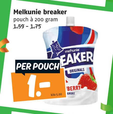 Melkunie   zuivelsnack folder aanbieding bij  Poiesz - details