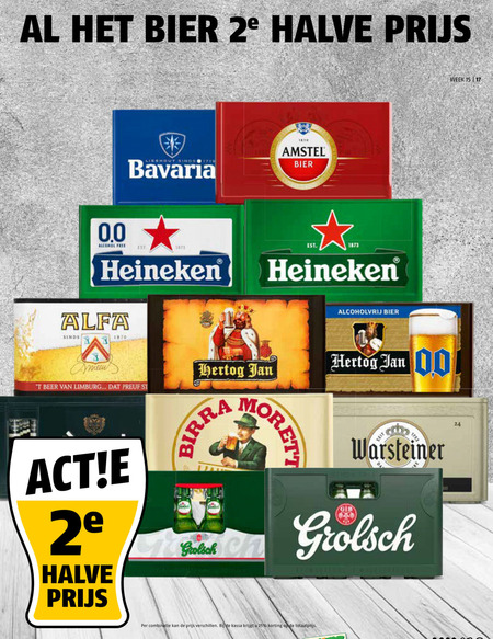 Birra Moretti   krat bier folder aanbieding bij  Poiesz - details