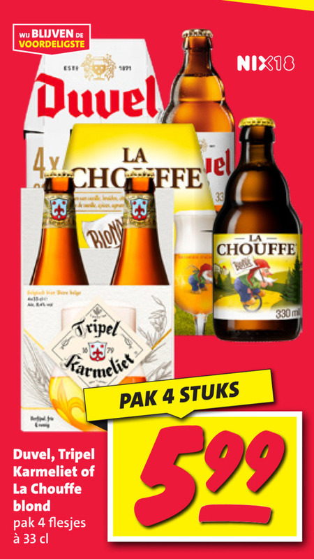 La Chouffe   speciaalbier folder aanbieding bij  Nettorama - details
