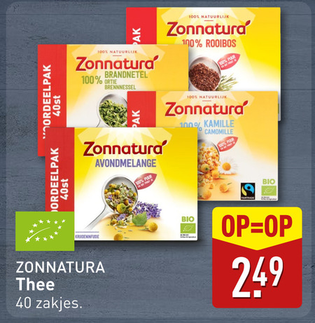 Zonnatura   thee folder aanbieding bij  Aldi - details