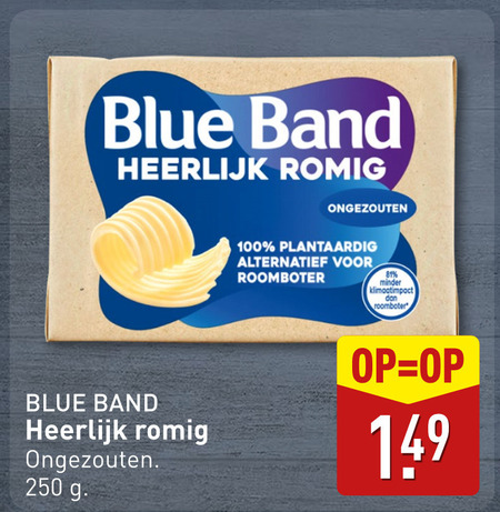Blue Band   margarine folder aanbieding bij  Aldi - details