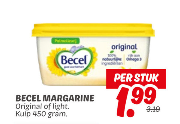 Becel   margarine folder aanbieding bij  Dekamarkt - details