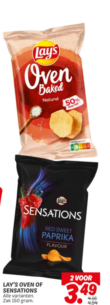 Lays   chips folder aanbieding bij  Dekamarkt - details