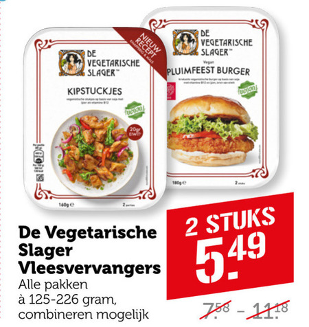 De vegetarische Slager   vegetarisch folder aanbieding bij  Coop - details
