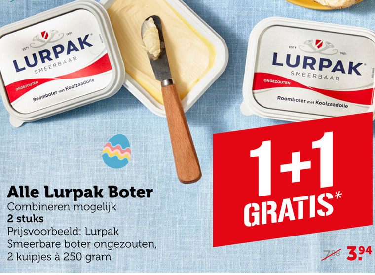 lurpak   roomboter folder aanbieding bij  Coop - details