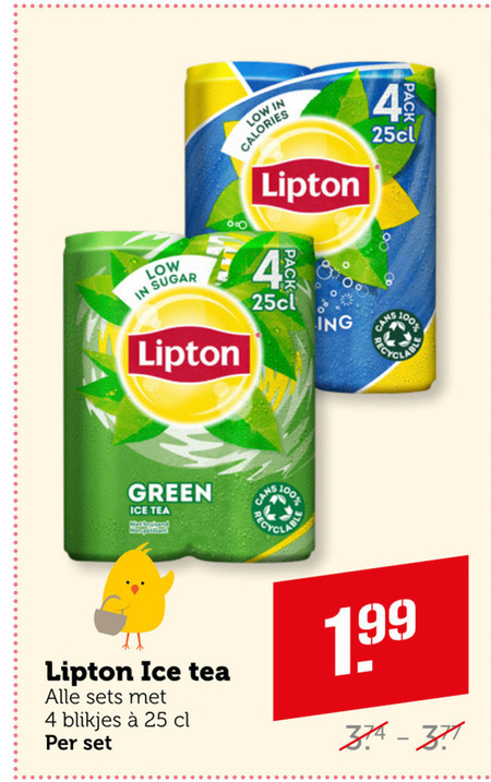 Lipton   ice tea folder aanbieding bij  Coop - details