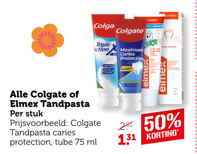 Elmex   tandpasta folder aanbieding bij  Coop - details