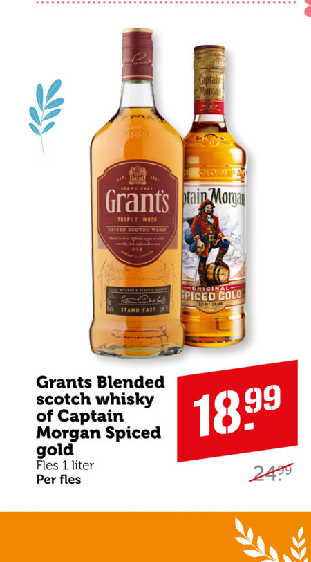 Captain Morgan   whisky, rum folder aanbieding bij  Coop - details