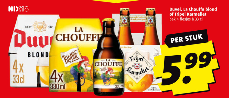 Duvel   speciaalbier folder aanbieding bij  Boni - details