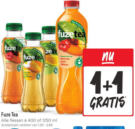 Fuze Tea   ice tea folder aanbieding bij  Jumbo - details