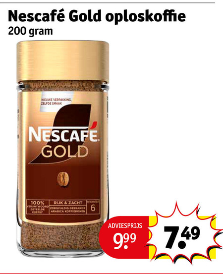 Nescafe   oploskoffie folder aanbieding bij  Kruidvat - details