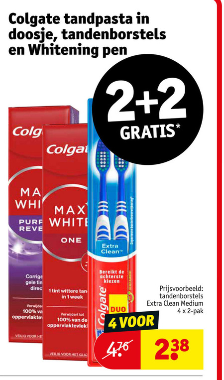 Colgate   tandpasta folder aanbieding bij  Kruidvat - details