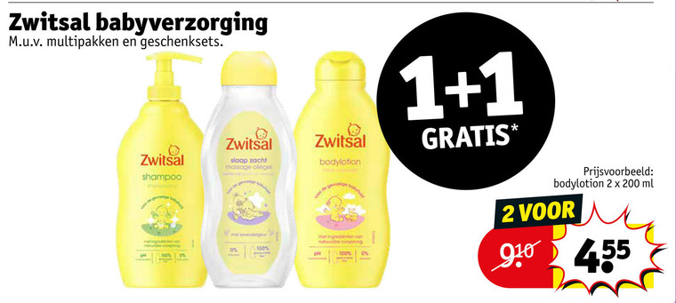 Zwitsal   babyshampoo folder aanbieding bij  Kruidvat - details