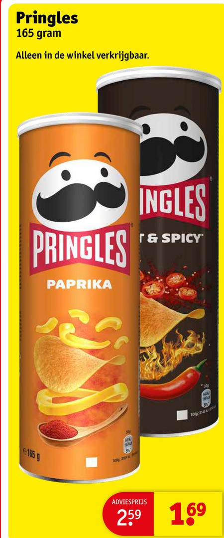 Pringles   chips folder aanbieding bij  Kruidvat - details