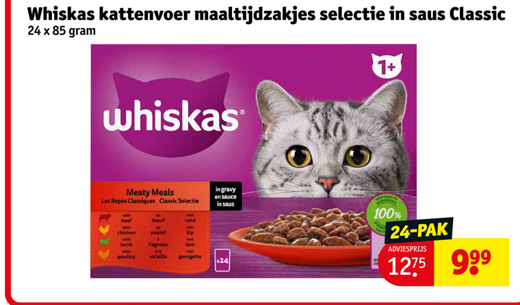 Whiskas   kattenvoer folder aanbieding bij  Kruidvat - details