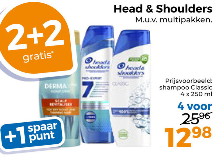 Head and Shoulders   shampoo folder aanbieding bij  Trekpleister - details