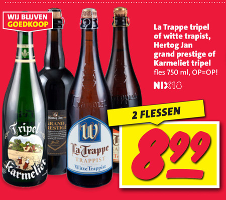 La Trappe   speciaalbier folder aanbieding bij  Nettorama - details