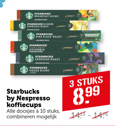 Starbucks   koffiecups folder aanbieding bij  Coop - details