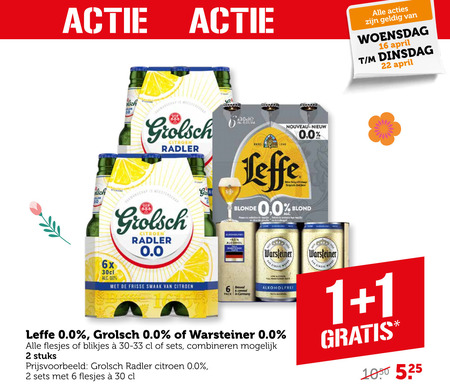 Warsteiner   alcoholvrij bier folder aanbieding bij  Coop - details