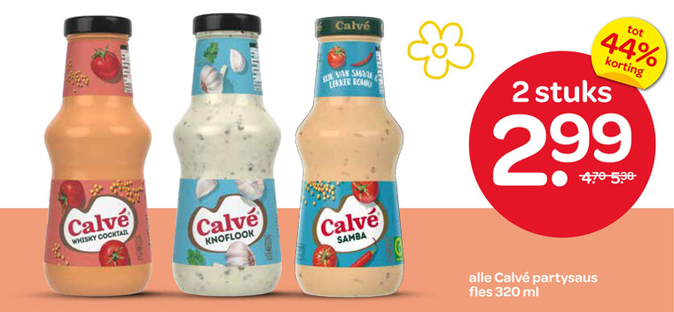 Calve   snacksaus folder aanbieding bij  Spar - details