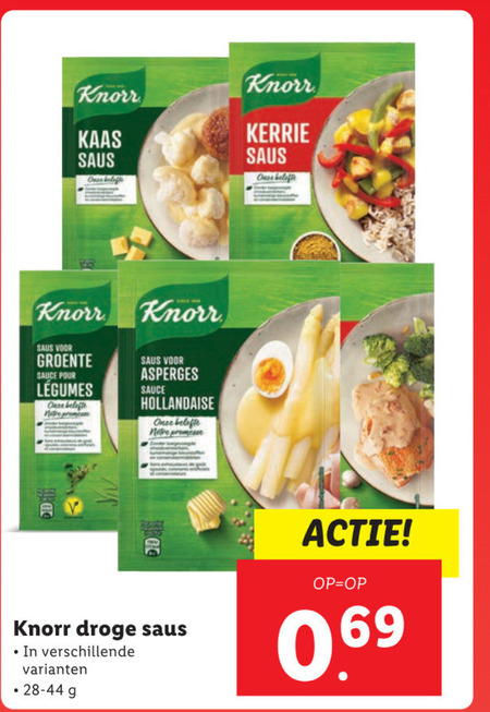 Knorr   saus folder aanbieding bij  Lidl - details